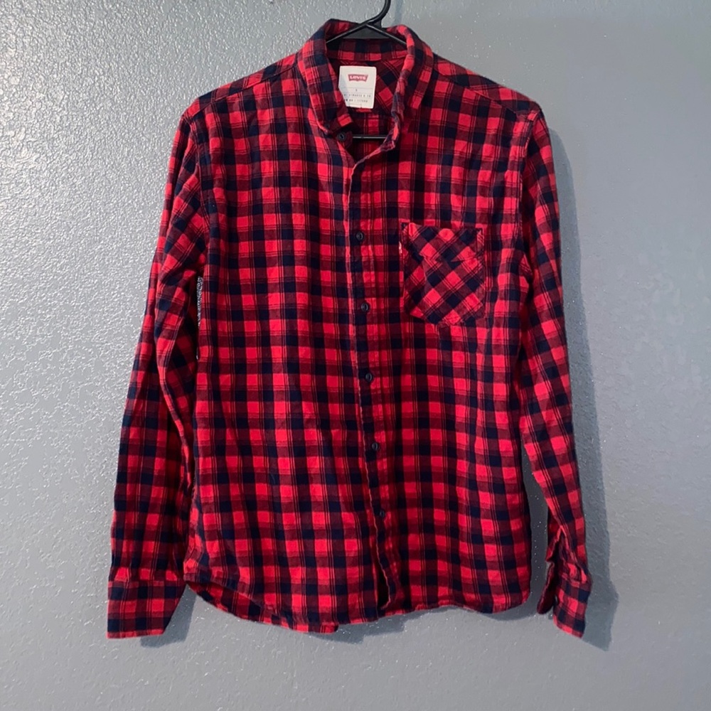 Levi’s mens button down flannel